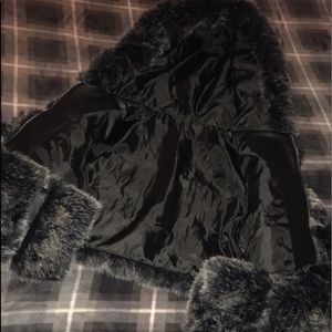 Faux furr Crop coat